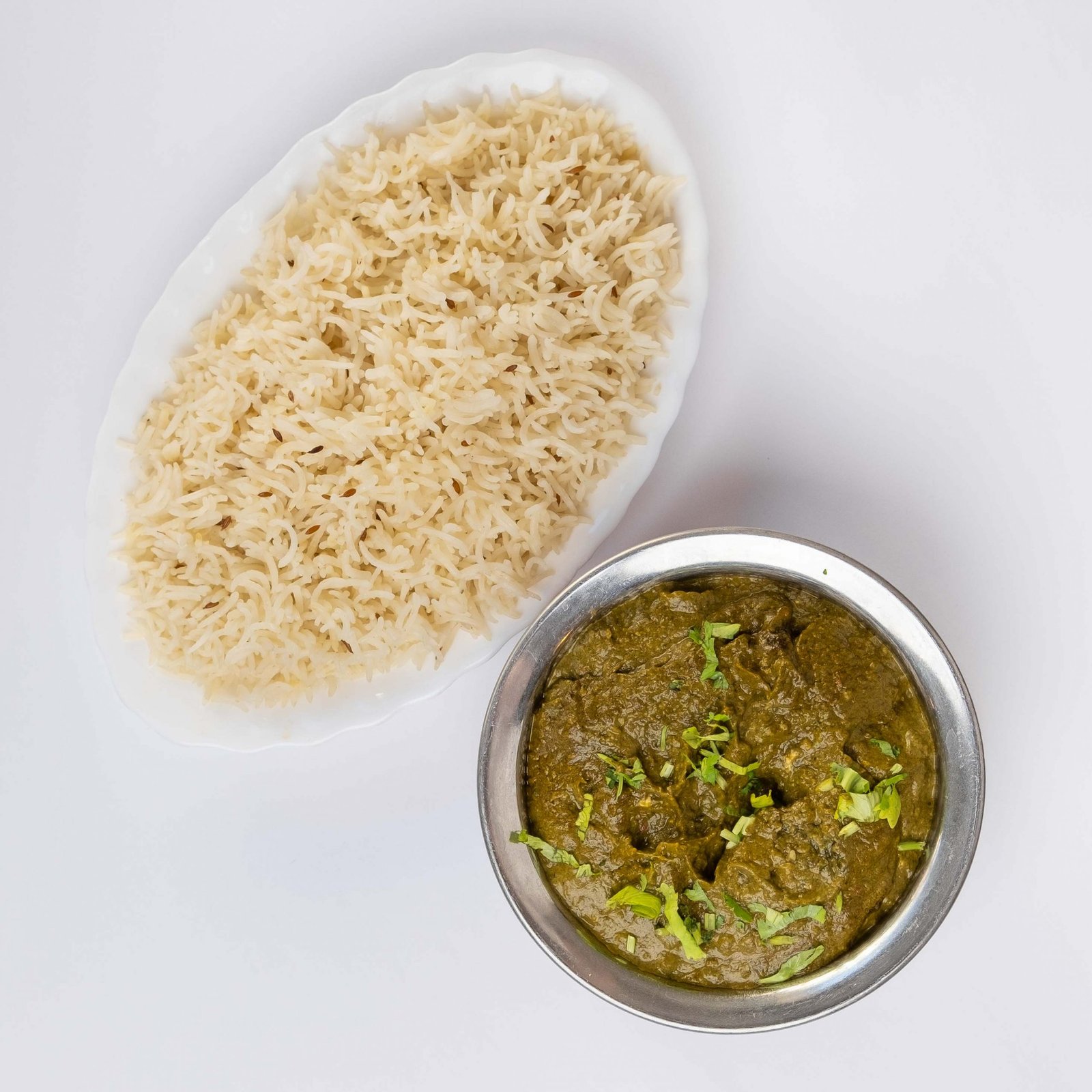 Palak paneer, vegetarisk